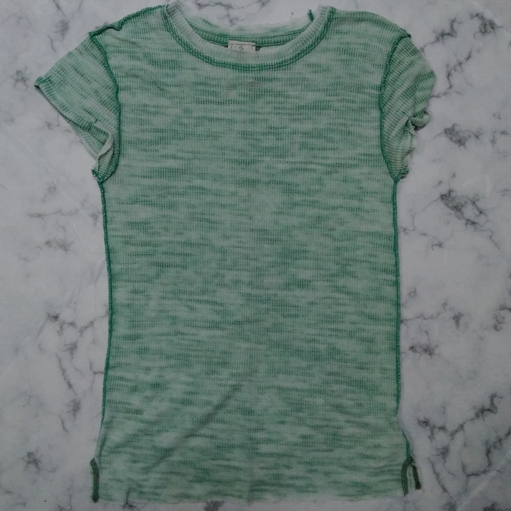 We The Free | XS Inside Out Waffle Crew Tee